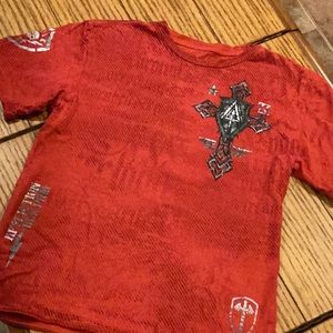 Boys large Affliction shirt; no holes